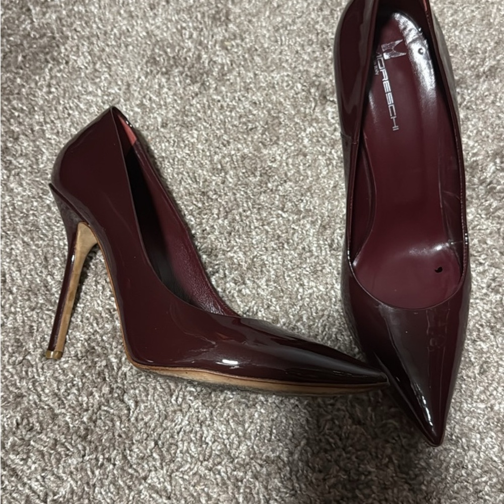 Dollcake Deep Burgundy Heels made in Italy